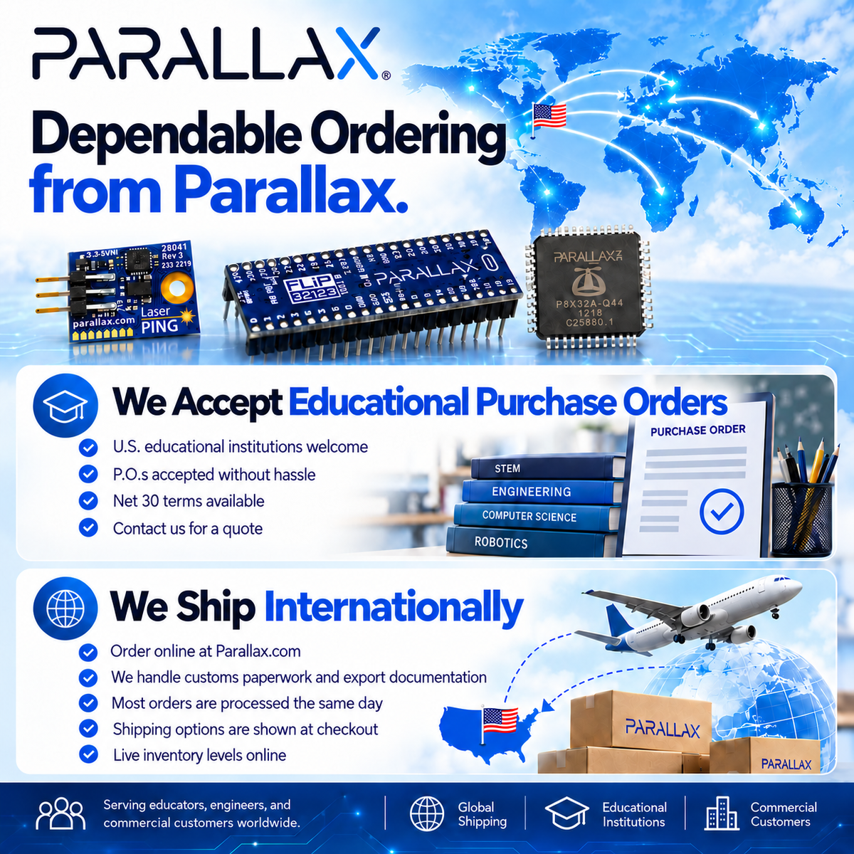 Educational and International Orders Accepted!