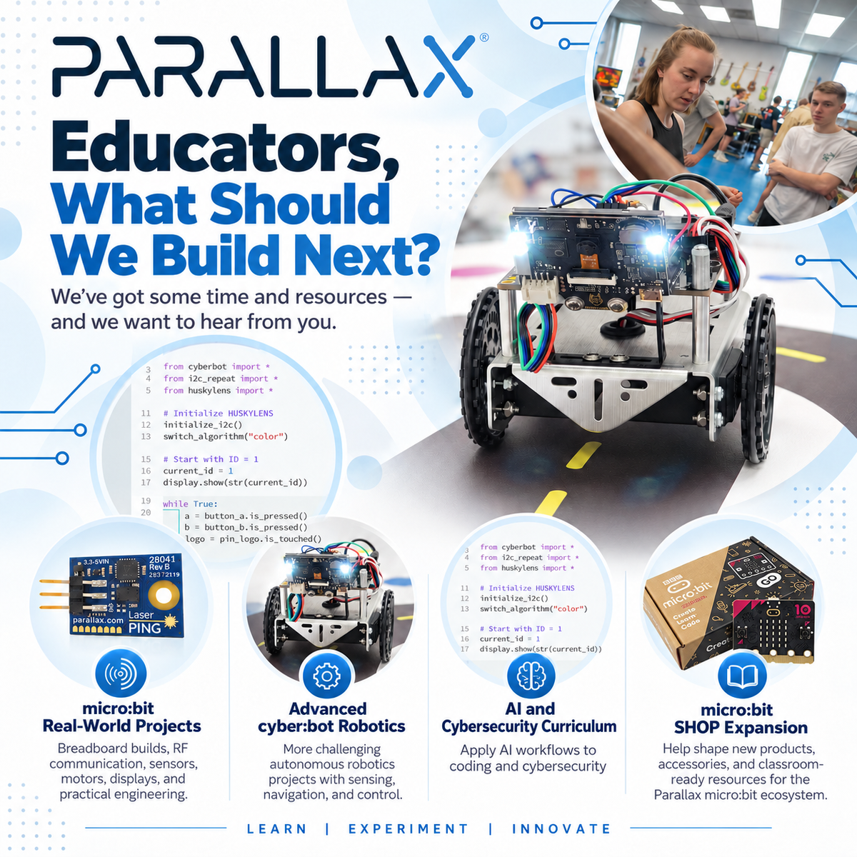 Educators, What Should We Build Next?