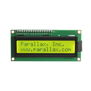Parallax 2 x 16 Serial LCD with Piezo Speaker (Backlit) image 0