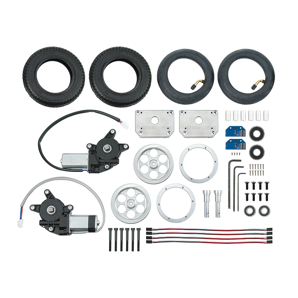 Motor Mount and Wheel Kit - Aluminum image 1
