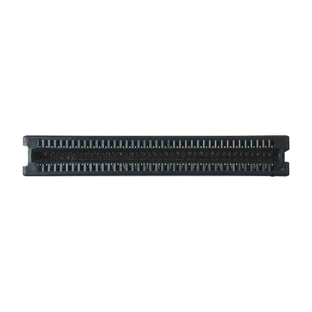 80-pin Edge Connector Socket, Straight, Through-hole image 1