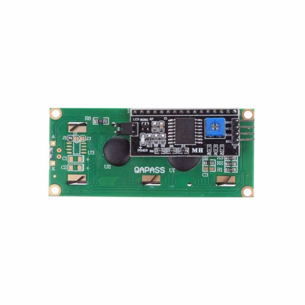 16x2 I2C LCD Display Module with Blue Backlight image 1
