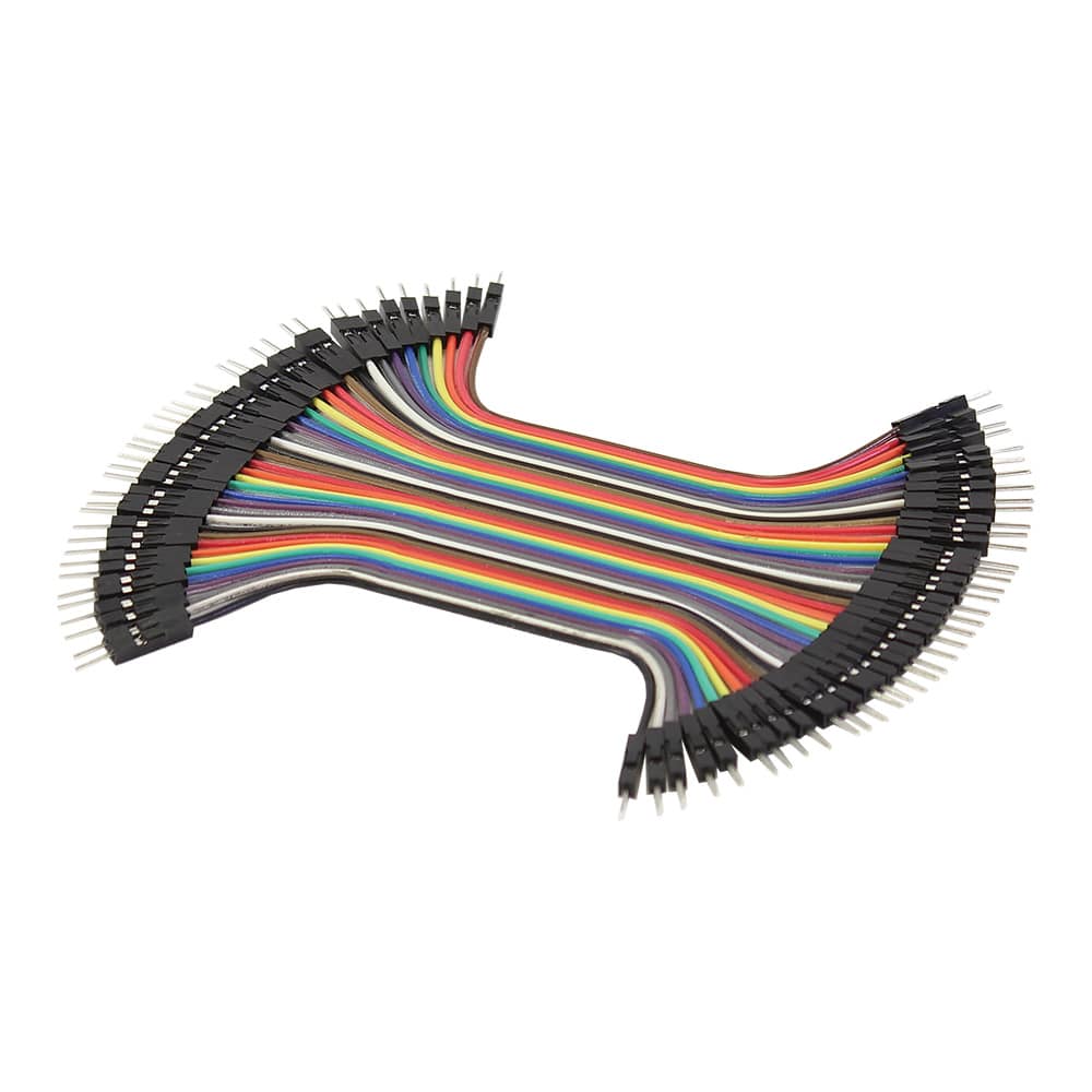 100mm Jumper Wires, MM 40-piece Ribbon image 1